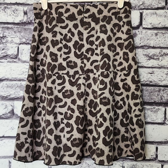 Black & Grey Leopard Print Skirt - XS - Picture 5 of 5